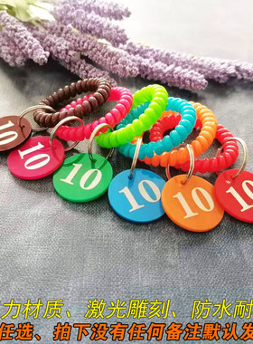 数字号码牌定制柜号牌挂号牌排队叫号牌垂钓牌鱼牌取餐牌存包手牌