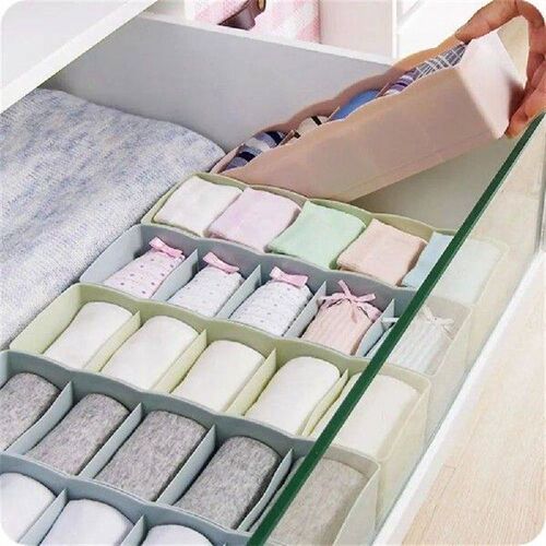 Useful PP Sundries Storage Box Storage Container Five Grid