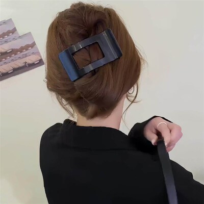 New Square Abalone Hair Clamp Plate Design, Flexible High-En
