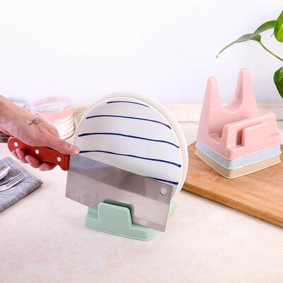 Pot Lid Holder, Sitting Cutting Board Stand, Chopping Board