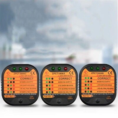 ABS Home Safety With Voltage Detector Tester LED Indicator