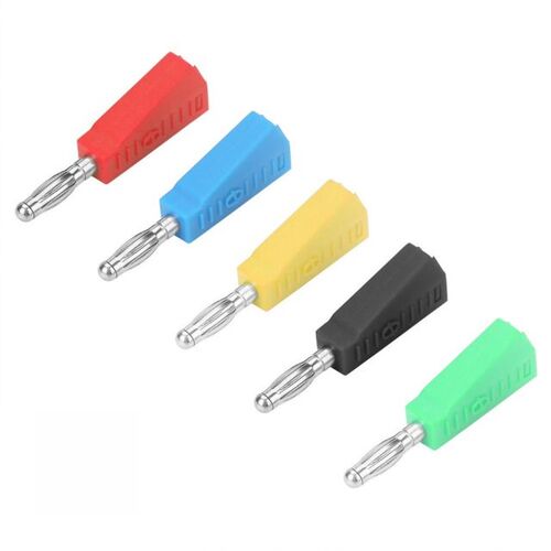 10pcs P3002 Test Probe Connector 4mm Nickel Plated Speaker B