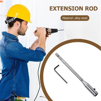 150mm/300mm Hex Shank Extension Bars Alloy Steel Electric