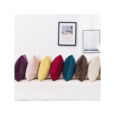 工厂好物Throw pillow sofa back cushion cover velvet Pillow c