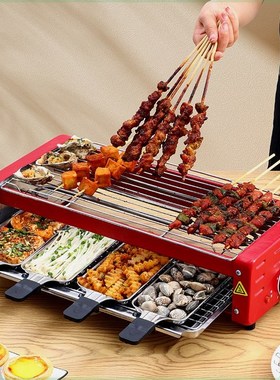 厂家直供比亚大号电烧烤炉家用电烤炉韩式烤肉机烧烤机