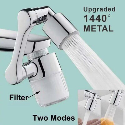 1440 Rotate Kitchen Faucet Extender Set with Filter 2 Mode