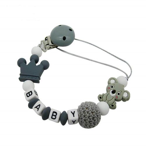 Personalized Name ay Pacifier Clips Koala Pacifier Chain H