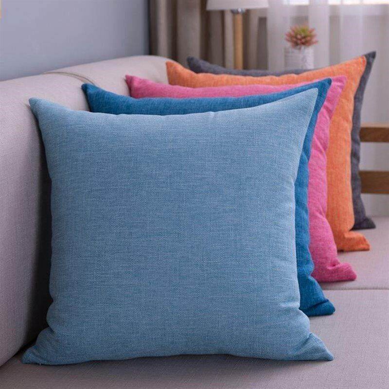 Overstuffed linen, throw pillows, oversize cushions, SOFA SO图片