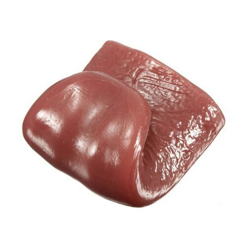 Halloween Imitation tongue scary magic props toys假舌头道具