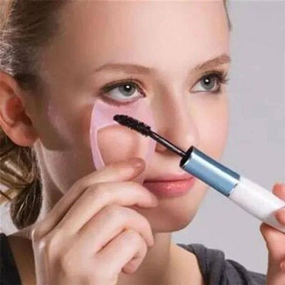 1/3pcs Plastic Portable Mascara Shield Applicator Eyelash Gu