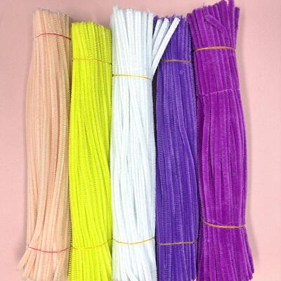 100pcs chenille stems diy materials pipe cleaner childrenDIY