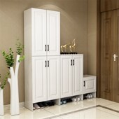 小户型高低鞋 楼梯玄关柜家用门口进门大容量可坐 柜组合收纳阶梯式