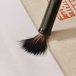 紫毫小楷纯兔毫毛笔 狼毫兼毫勾线国画抄经笔 书法簪花行书瘦金体