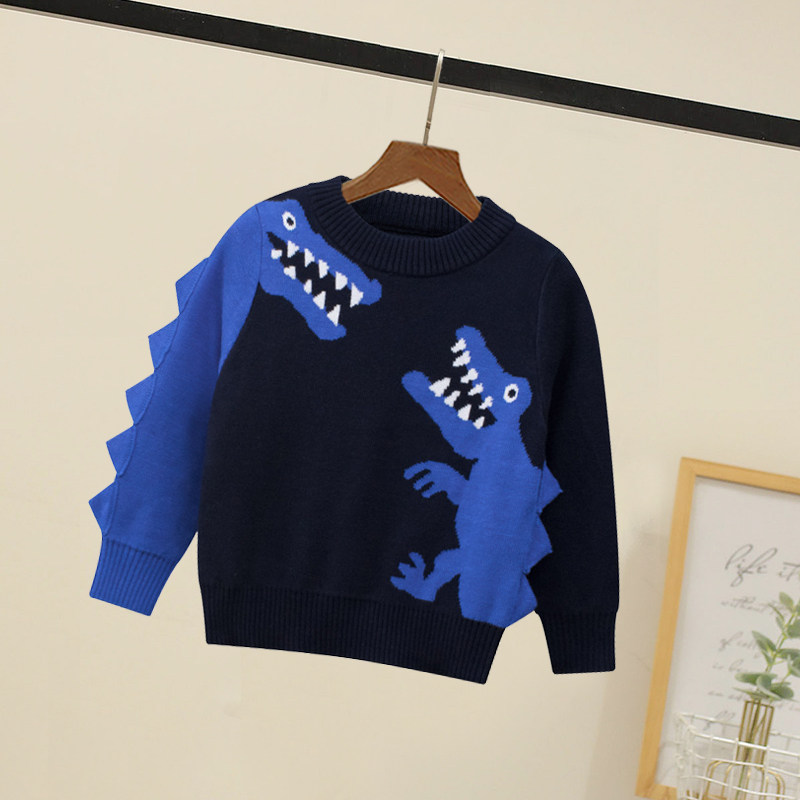男童毛衣2021春秋季新款儿童宝宝中小童纯棉薄款线衣针织衫洋气潮
