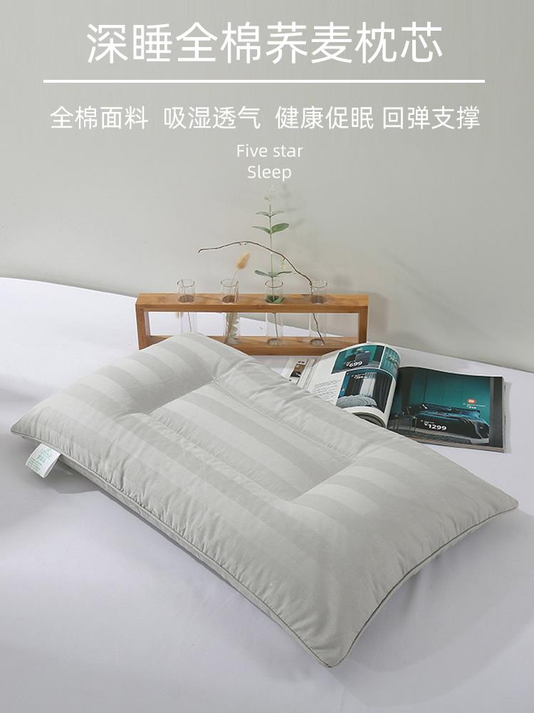 荞麦皮枕头纯荞麦壳枕头芯成人颈椎枕定型枕全荞麦枕头芯荞麦枕头
