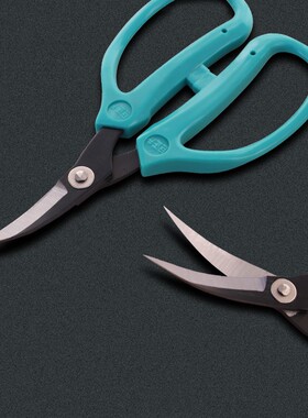 弯头剪刀不锈钢碳钢工业修边翘头剪刀家用线头弧形鞋材剪纸绣花剪