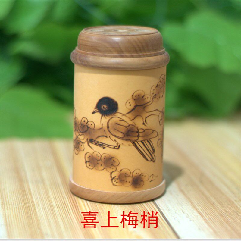 天然手工烙画蝈蝈罐蝈蝈葫芦笼把玩笼子文玩葫芦鸣虫叫罐虫具