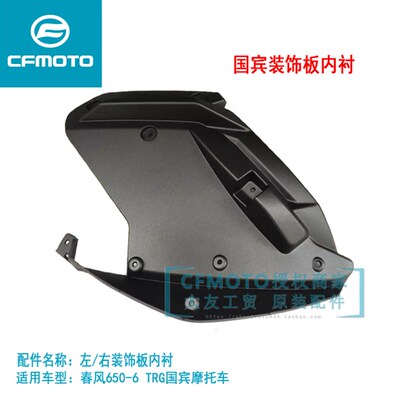 春风CF650-6原厂国宾车配件650TR-G国宾民用版左右装饰板内衬护板