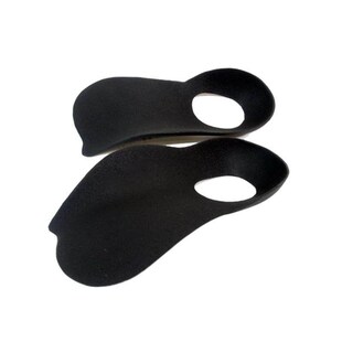 Flatfoot correction insoles for X/O shaped legs, half-heel p
