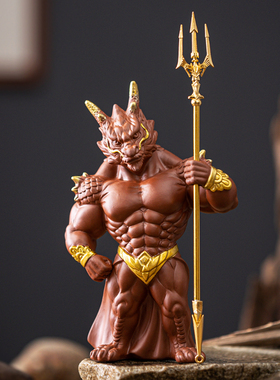 创意肌肉龙摆件龙年吉祥物家居桌面办公室装饰招财陶瓷生肖龙礼品