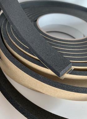 EV黑色防滑缓冲垫片密封单面胶条强力防震压工程泡沫泡棉胶mm厚