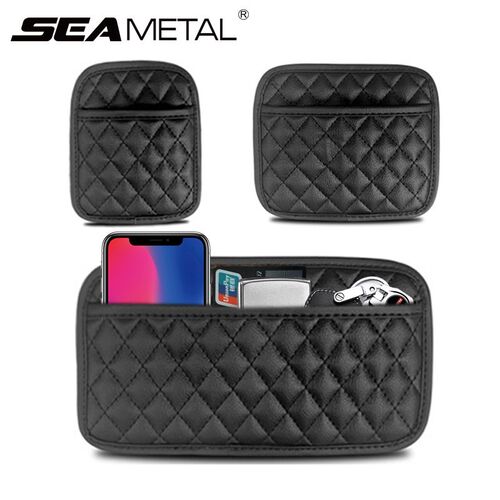 PU Leather Car Storage Pocket Seat Back/Door/Center Console
