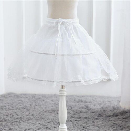 2023 Girls Dress 3 Layered Flower Petticoat Christmas Party