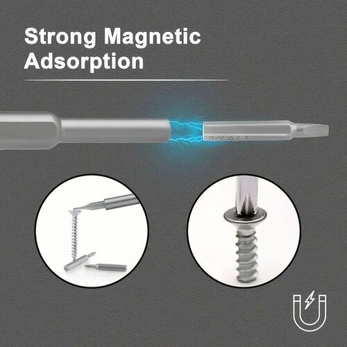 Magnetic Precision Screwdriver Set, 25 In 1 With 24 Piece Mi