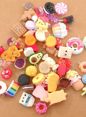 20/30/60/100Pcs/lot By Random Cake Candy Food Charms For Jew