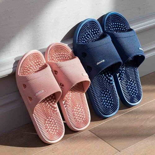 New Women Foot Massage Slippers Men Slipper Indoor Bathroom
