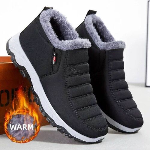 Fashion Men Snow Boots Warm Fur Winter Shoes For Women Unise