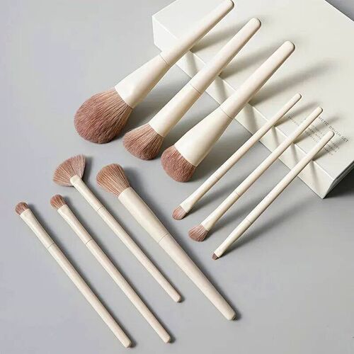 10PCs Makeup Brushes with Foundation Blush Eyeshadow
