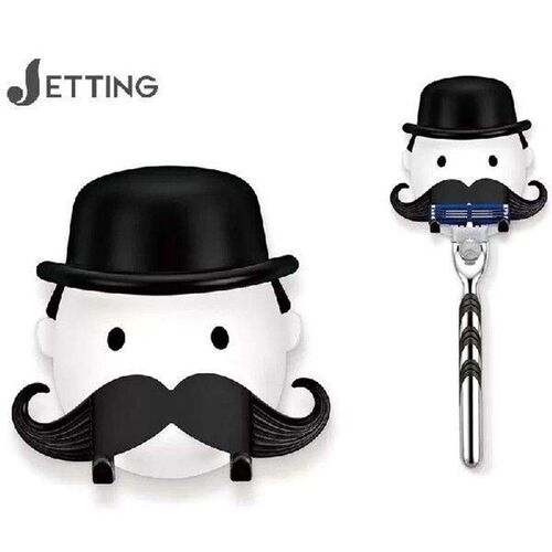 Moustache Shape Plastic Shaver Holder Bathroom Washroom