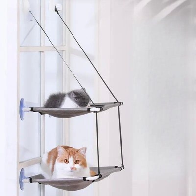Cat Hammock Window Bed Kitten Sunny Seat Hanging Mount Beds