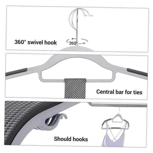 40 Pcs/Lot plastic Clothes Hangers Dress Coats Hanger holder