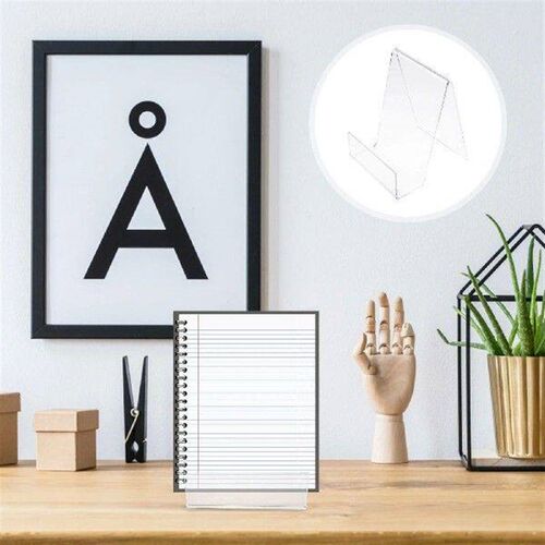 2 Pcs Desk Book Holder Table Rack Desktop Stand Bookshelf