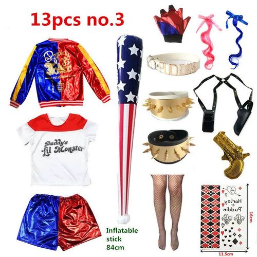 Carnival Women Adult Fantasia Arlequina Cosplay Costumes