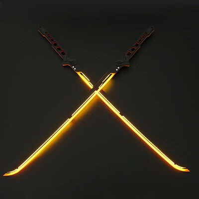 cm Cyberpunk Lightsaber Light-Emitting Uncut Japanese Real