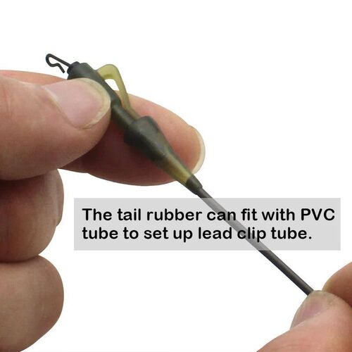 Carp Fishing Tackle 6pcs Quick Change Hybrid Lead Clip Tail