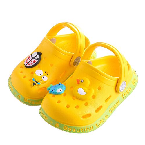 Summer Kids sandals Boys Girls Mules Cartoon baby Slippers F