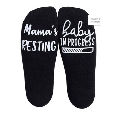 Labor and very Inspirational Fun Non Skid Push Socks for Mat
