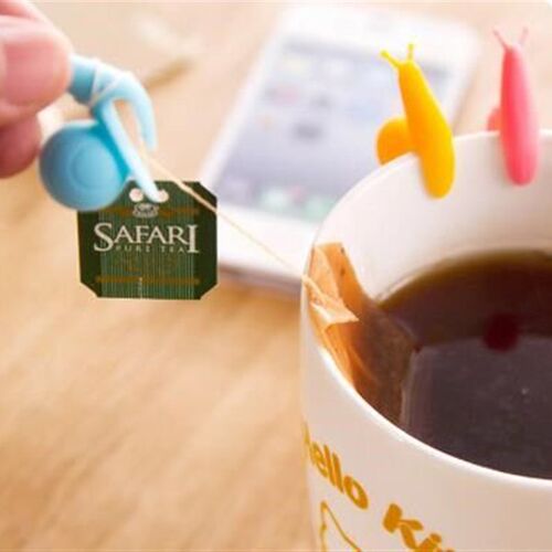 Cute Snail Wineglass Label For Tea Bag Hanging Mug Cup Clip