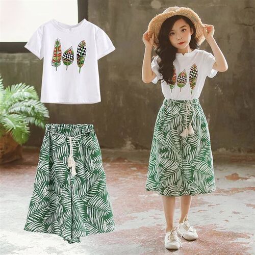 Summer 2021 Baby Girls Clothes Sets Outfits Kids Clothes Sho