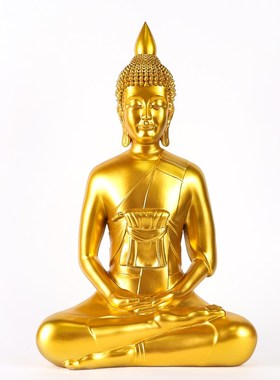 泰国水门寺大佛释迦摩尼佛头东南亚泰式餐厅酒店软装会所装饰摆件