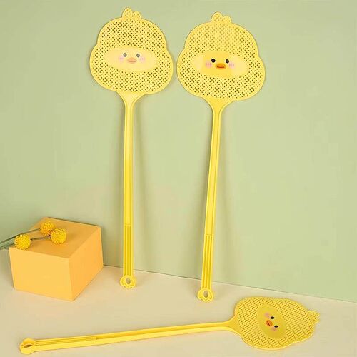 Creative household fly swatter in the shape of a little yell
