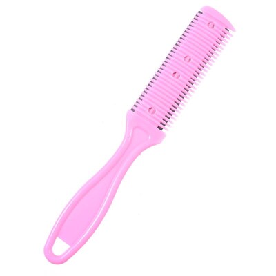 Double-sided Knife Hair Cutting Comb + Stainless Steel Doubl