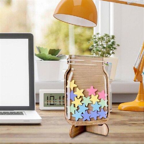 1Pcs Kids Reward Jar With Star Classroom Reward Jar With