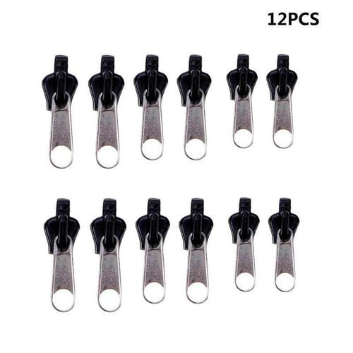 12/6Pcs 3 Sizes Universal Instant Fix Zipper Repair Kit Repl