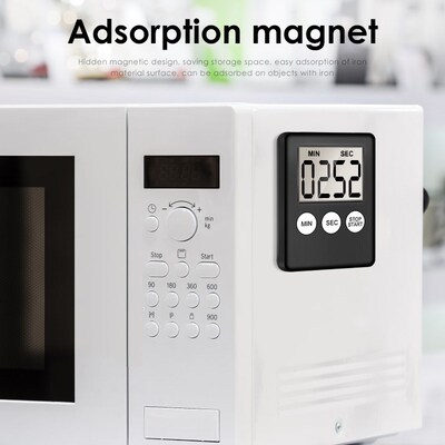 Timers With Magnet Kitchen Cooking LCD Digital Screen Timer