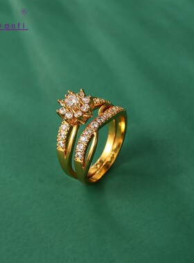 Kfvanfi Gifts New Copper Brass Cubic Zirconia Stone Mix Colo